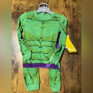NWT Boys 3t Disney PJ Pals Hulk Pajamas